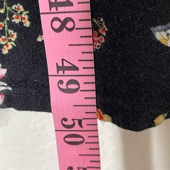 Alice + Olivia Cherri Off The Shoulder Floral Black/Multicolor Maxi Dress Size 6 - Picture 15 of 15